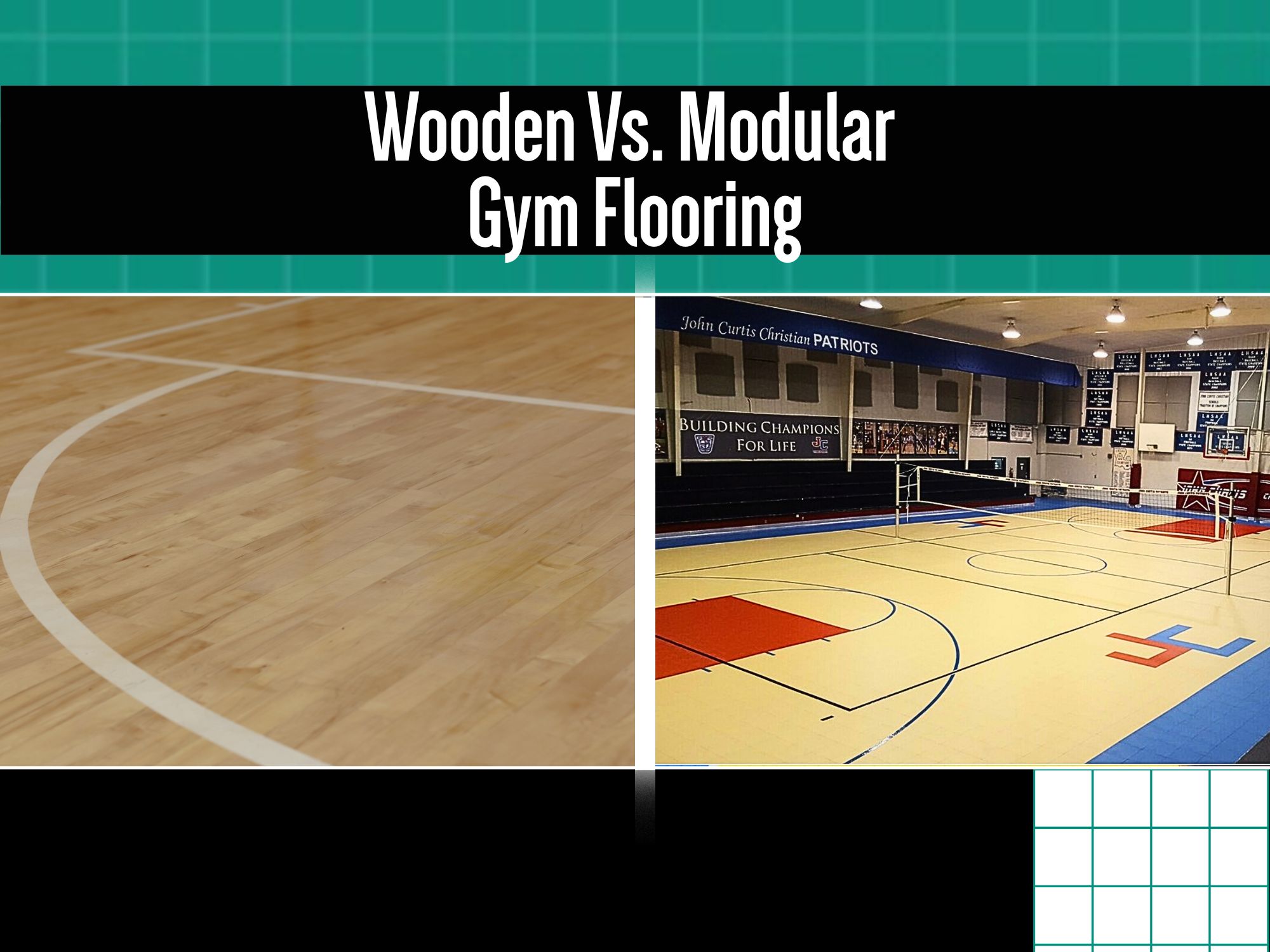 Wooden Vs. Modular Gym Flooring Mateflex 2000 x 1500 px