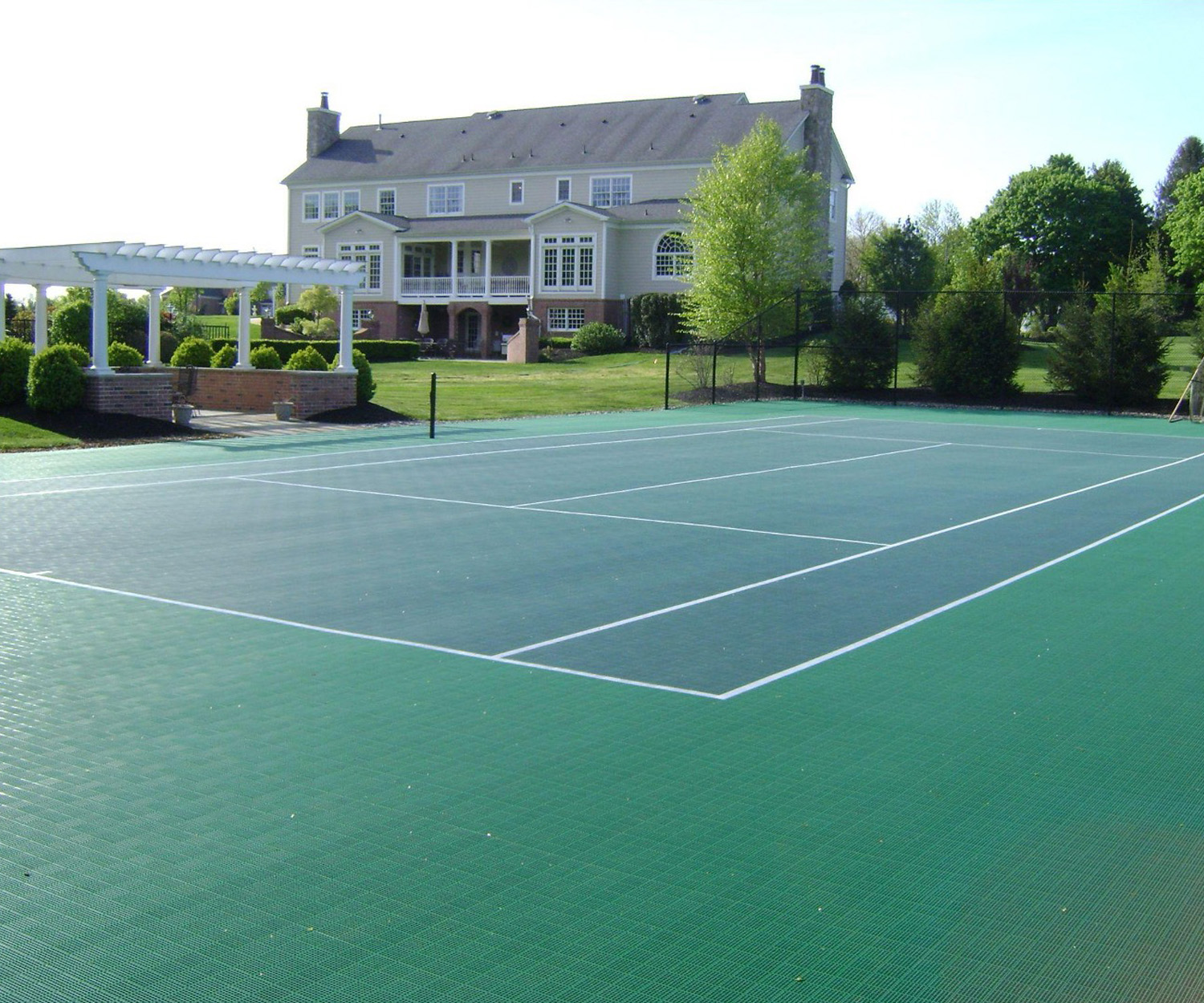 residential tennis court