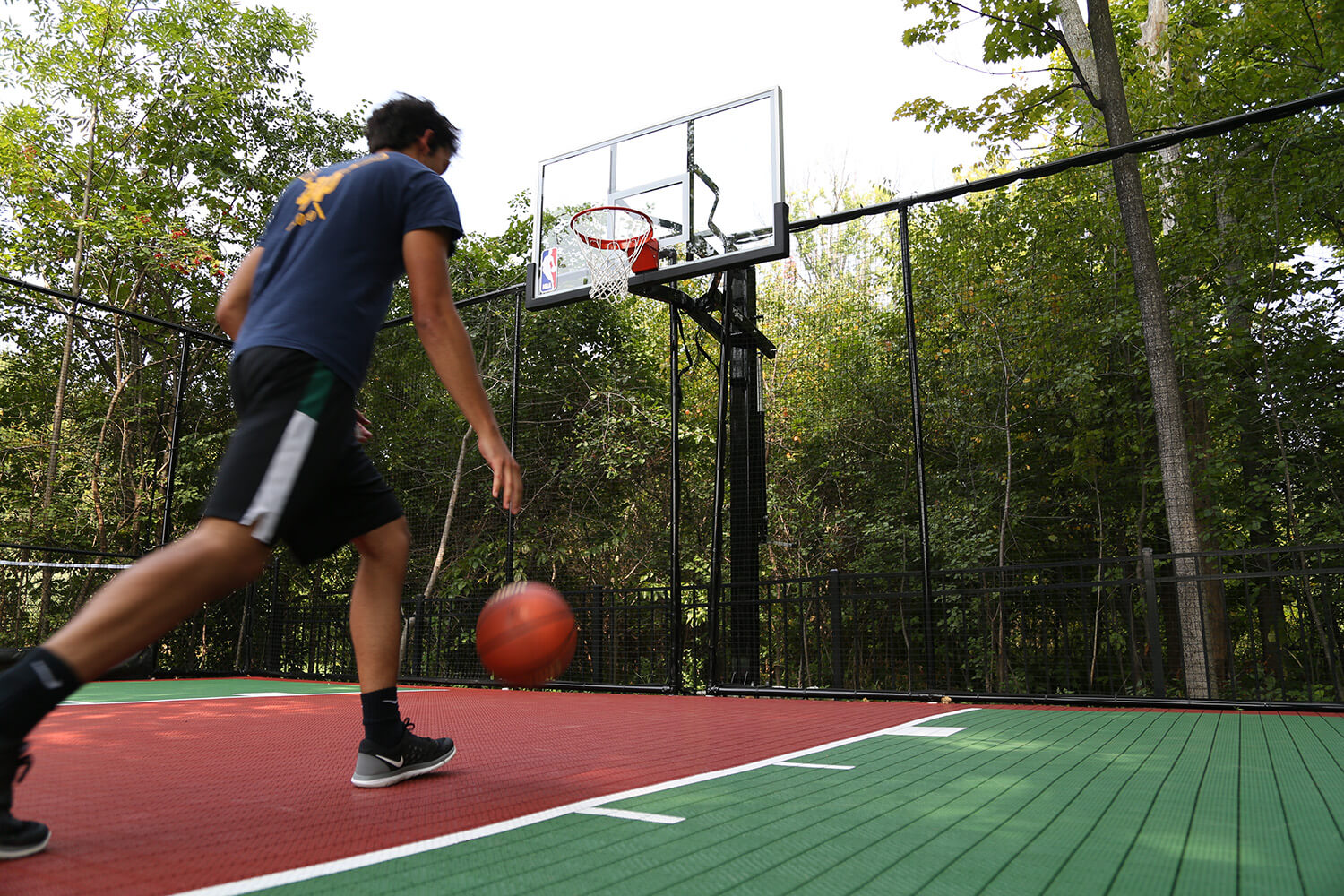 Backyard Basketball Court
