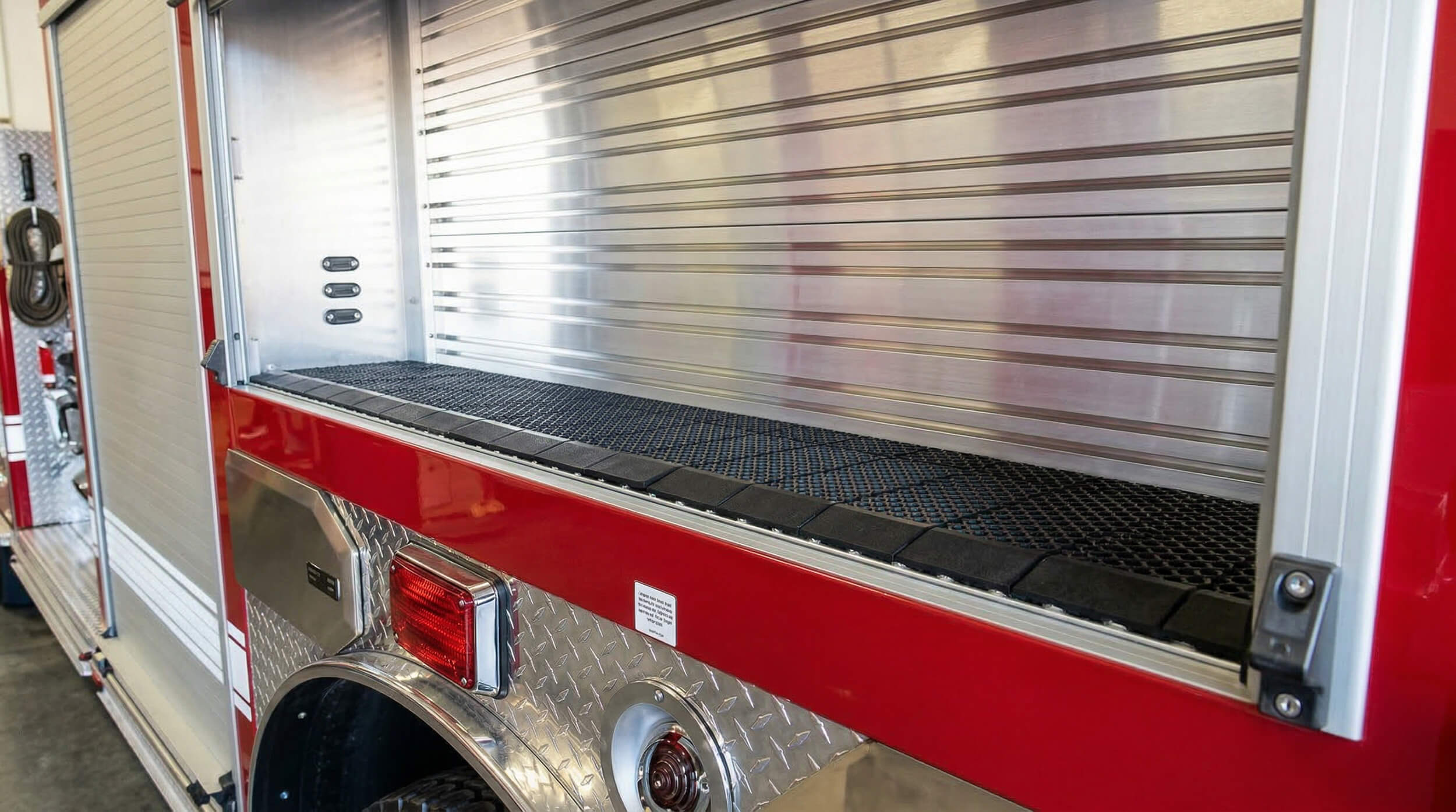 Fire Truck Compartment Matting
