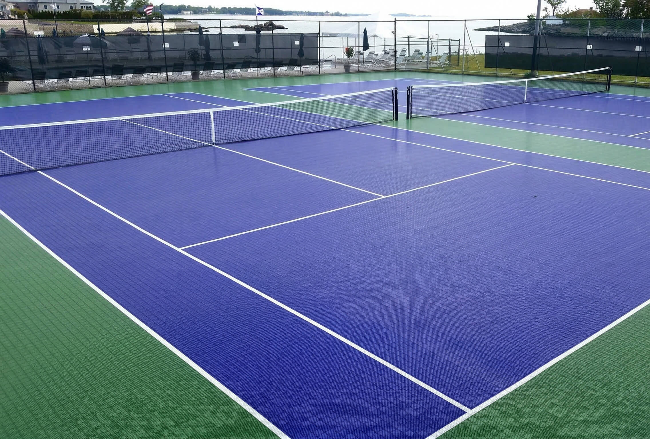 Outdoor Tennis Court Tiles
