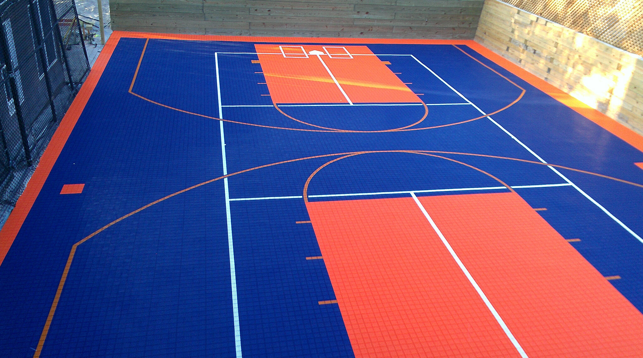 Backyard Multi Sport Home Court Inside