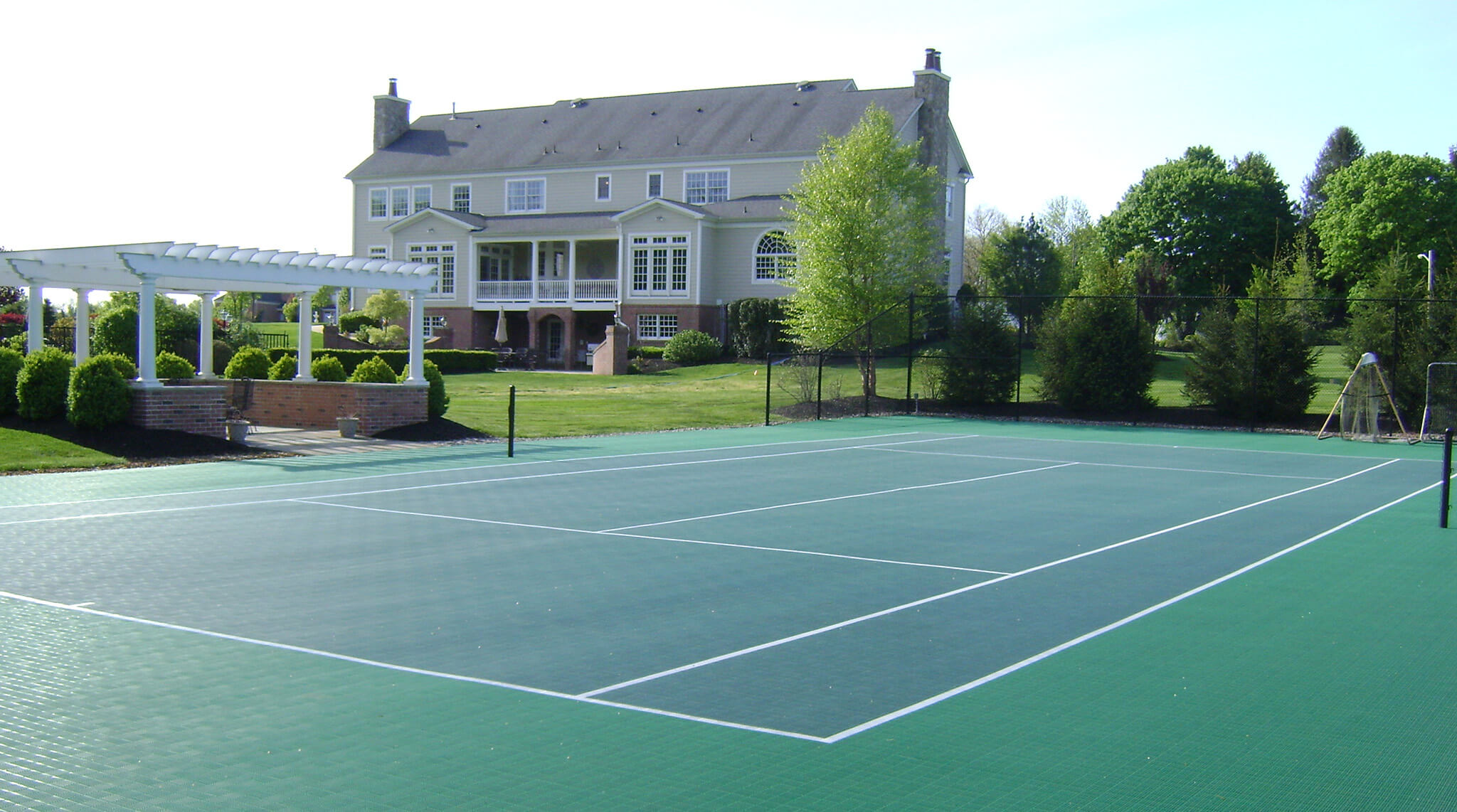 Backyard Tennis Court
