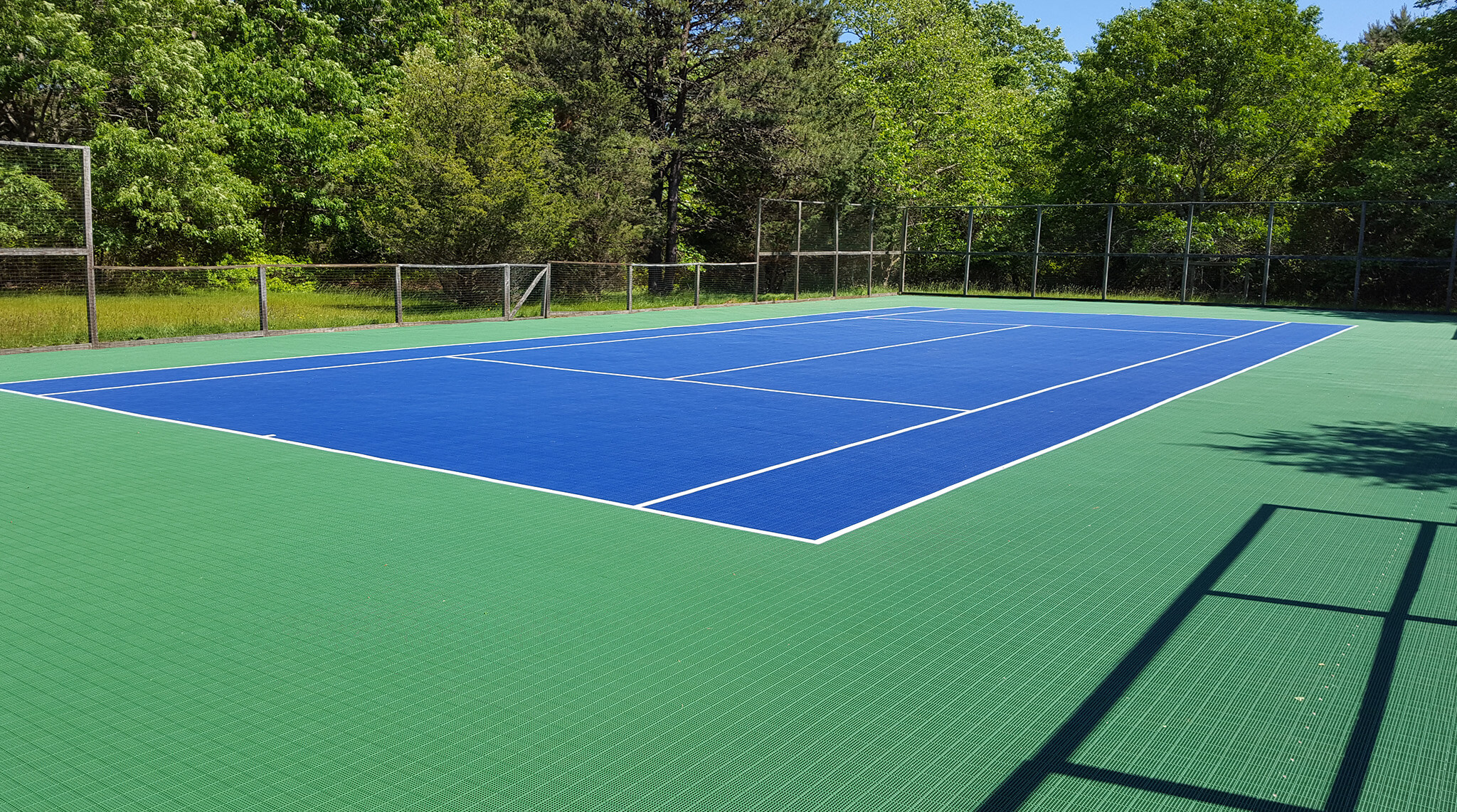 Backyard Tennis Court