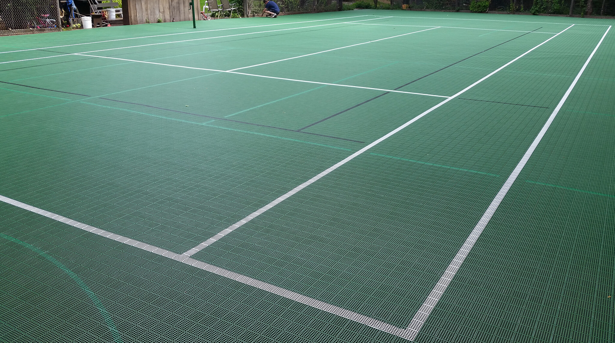 Backyard Tennis Court