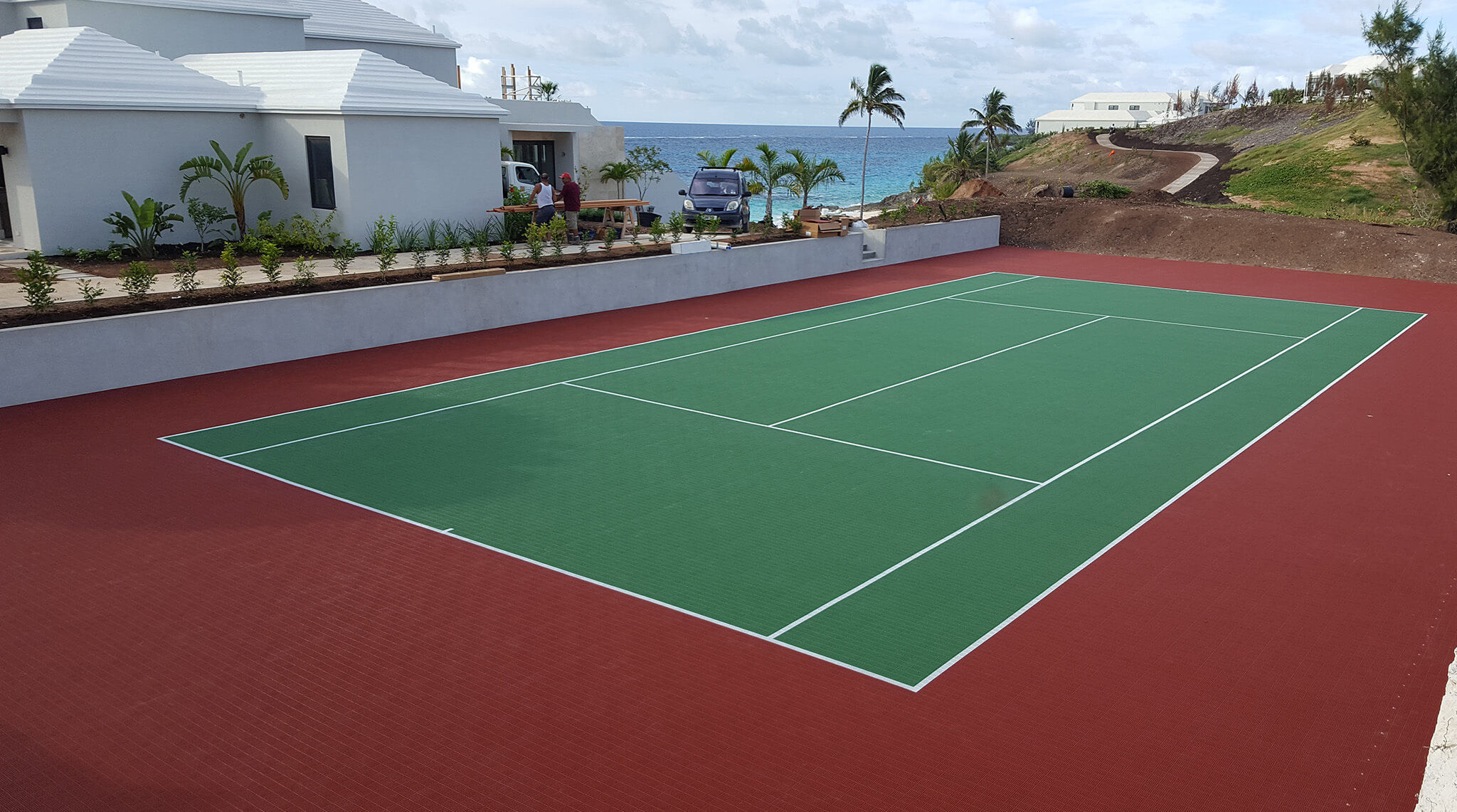 Backyard Tennis Court