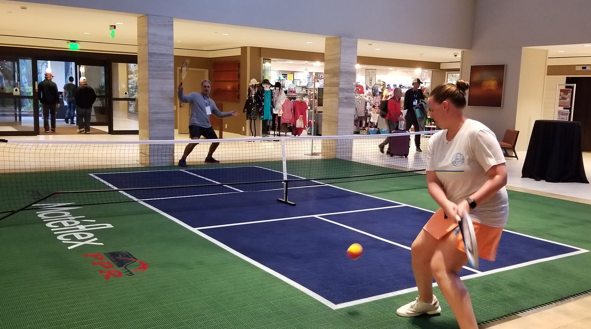 Event Flooring Tennis Game