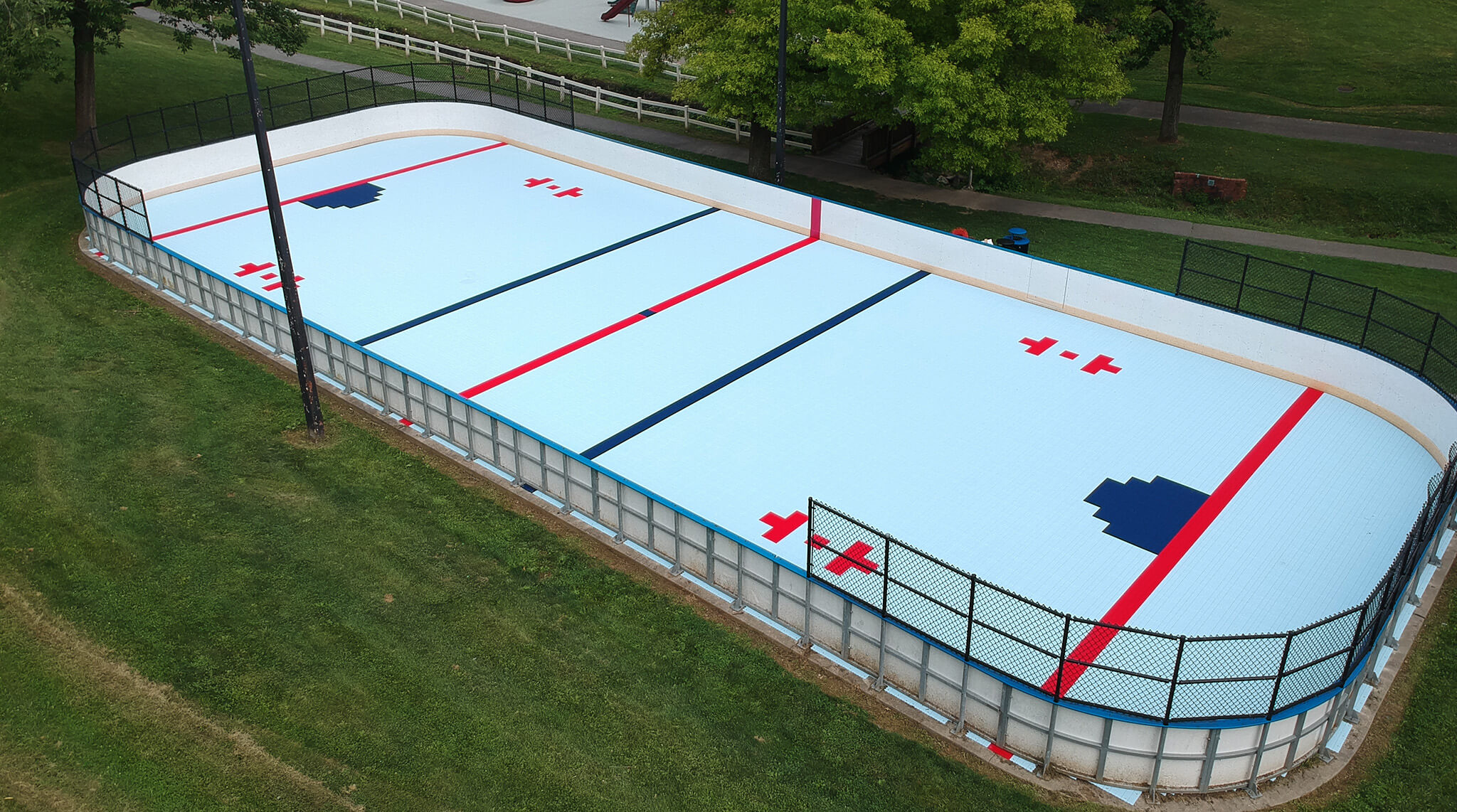 Home Inline Hockey court