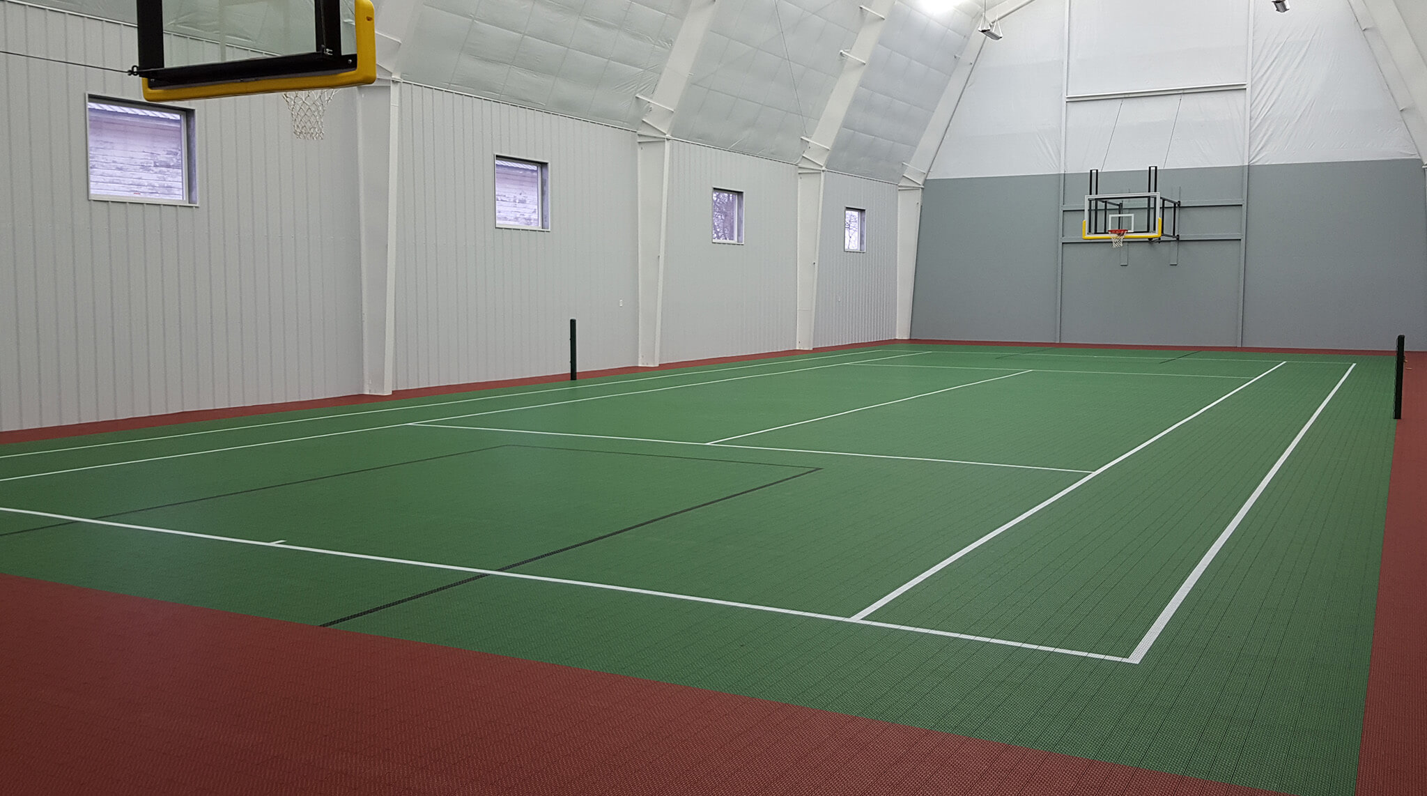 Indoor Home Tennis Court 1
