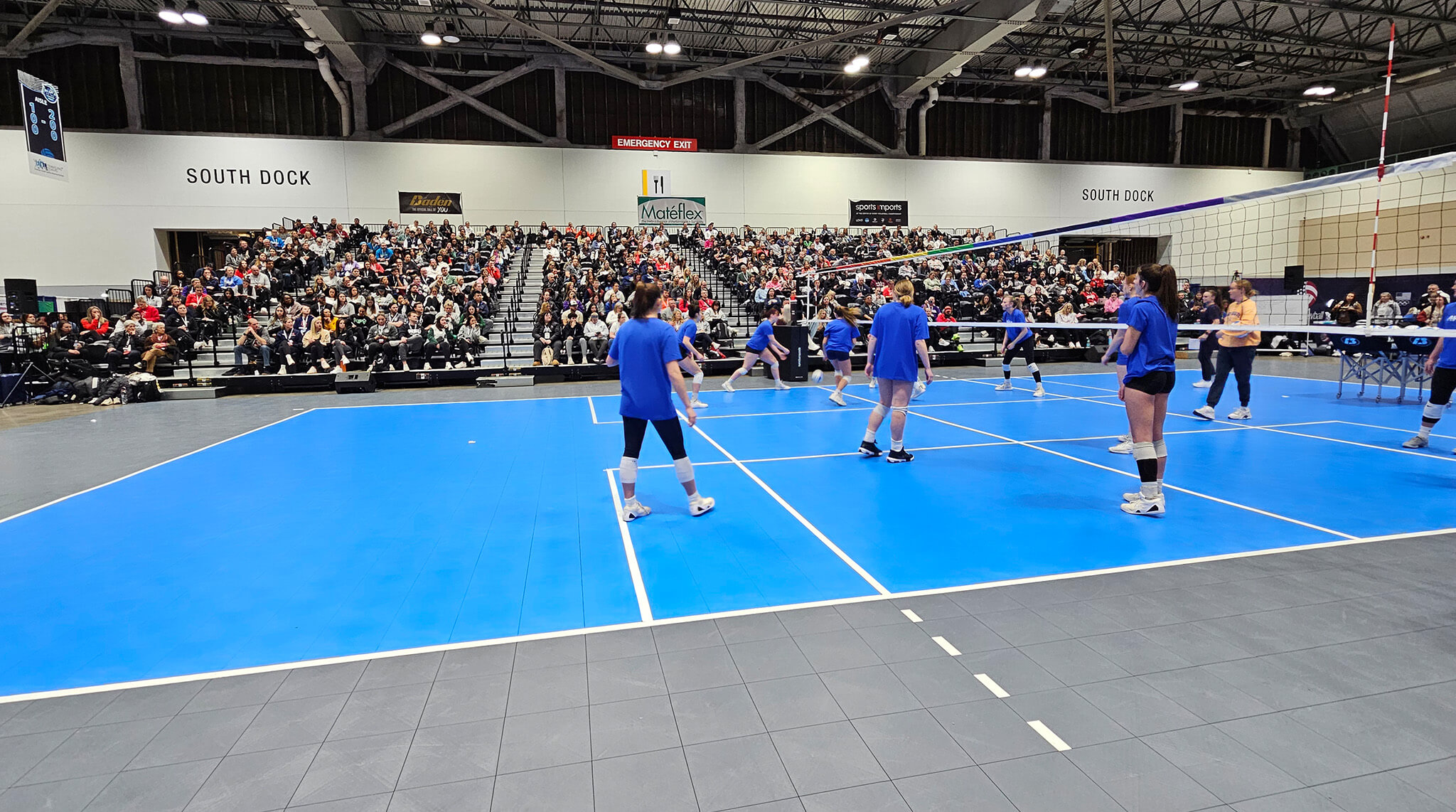 commercial volleyball court flooring