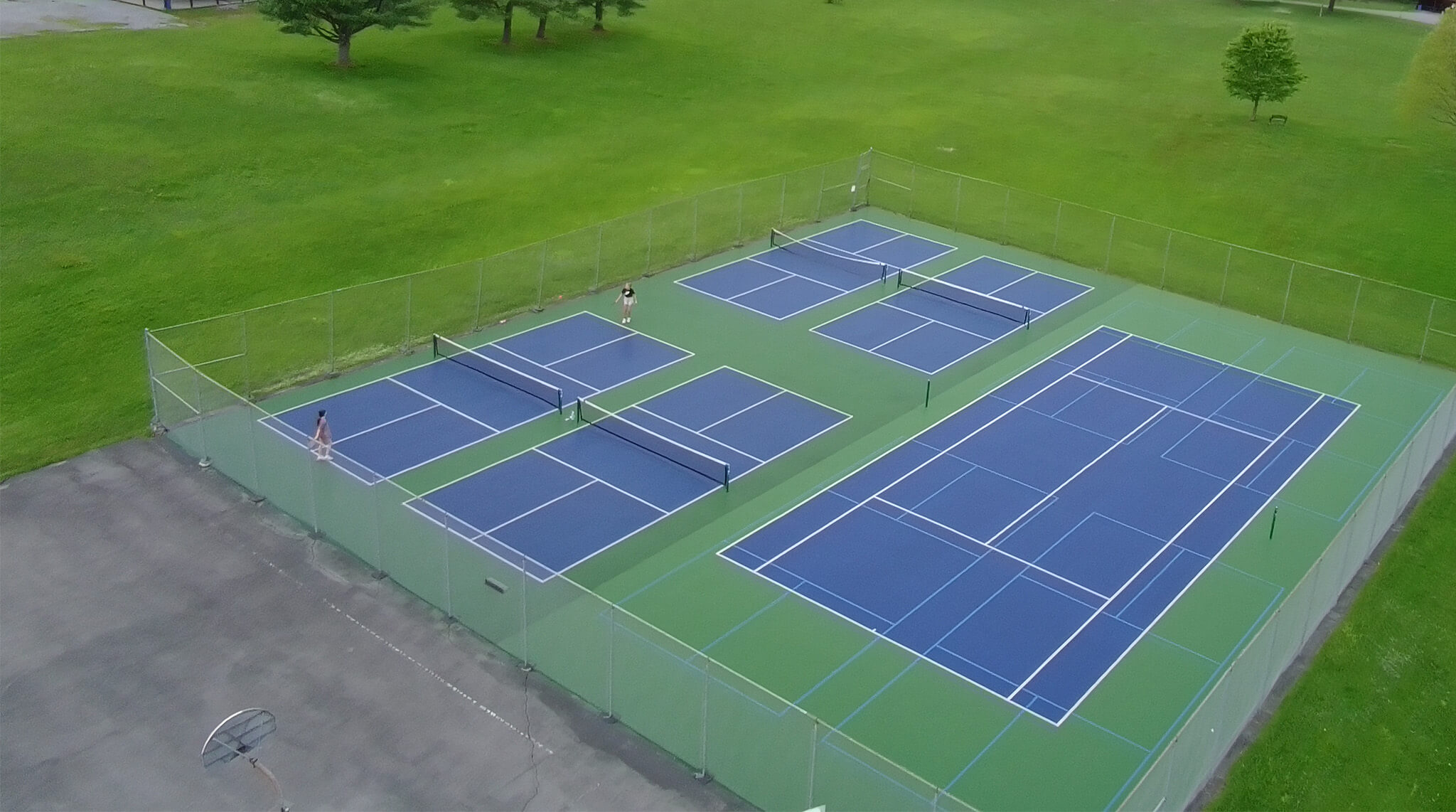 professional pickleball court 6