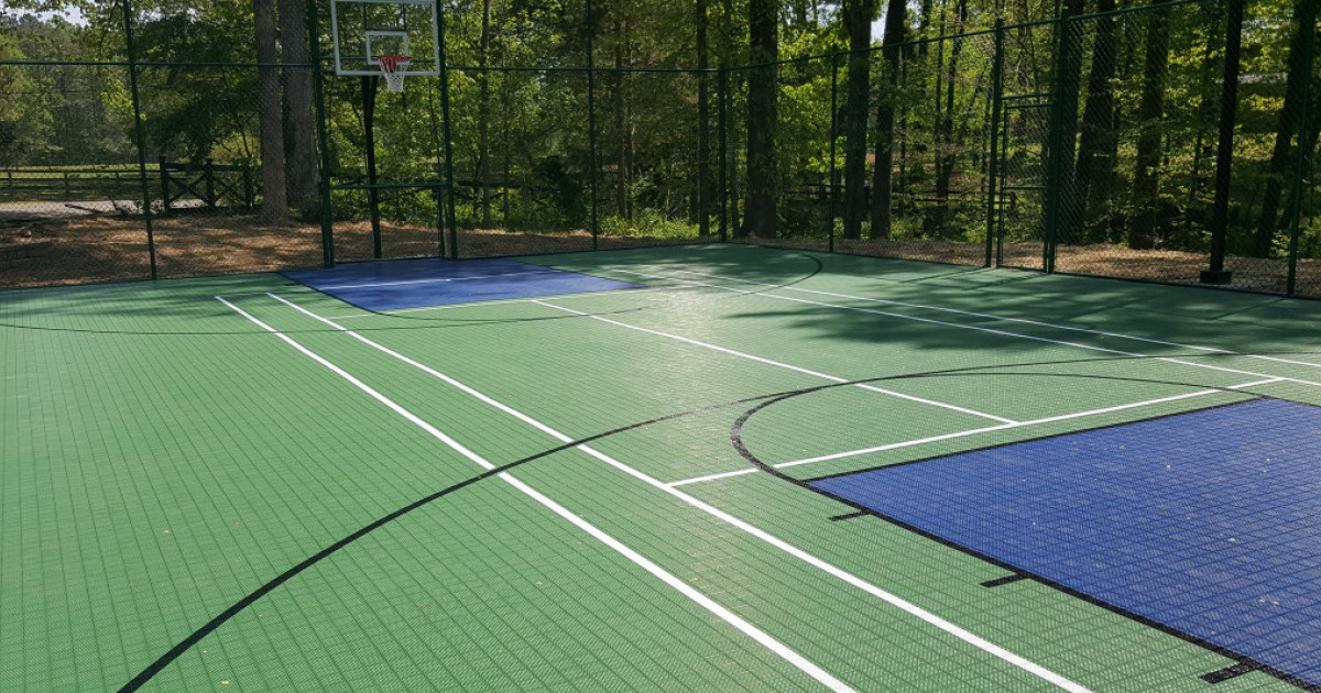 Outdoor Basketball Court Tiles Outdoor Sports Tiles » Mateflex » Mateflex