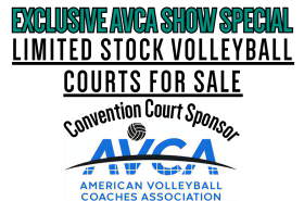 Exclusive AVCA Show Special Limited Stock Volleyball Courts for Sale 2