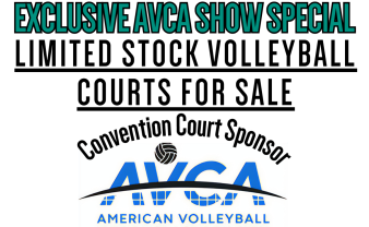 Exclusive AVCA Show Special Limited Stock Volleyball Courts for Sale 2