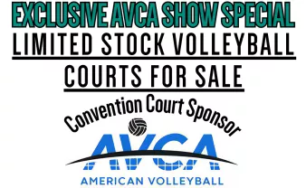 Exclusive AVCA Show Special Limited Stock Volleyball Courts for Sale 2