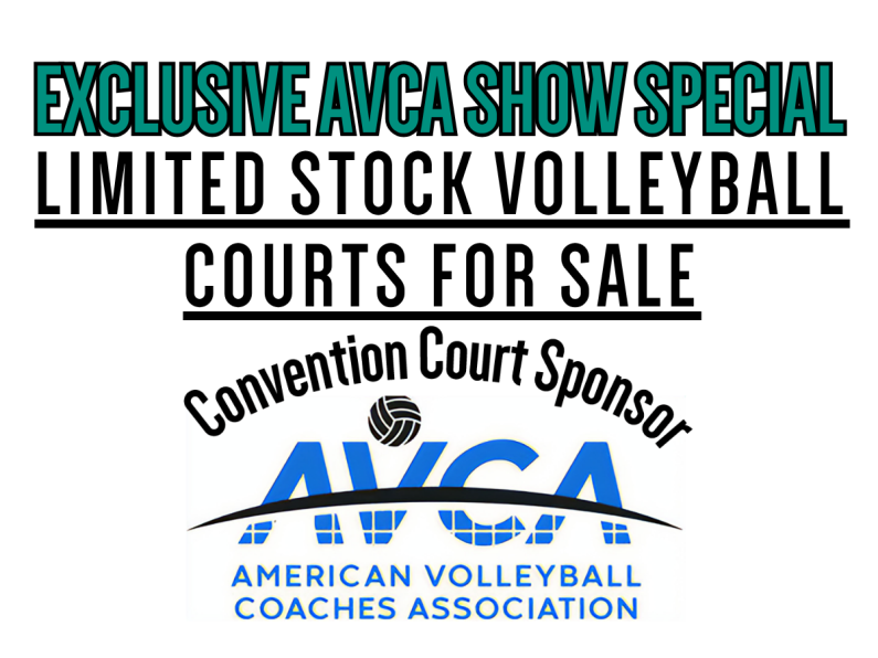 Exclusive AVCA Show Special Limited Stock Volleyball Courts for Sale 2